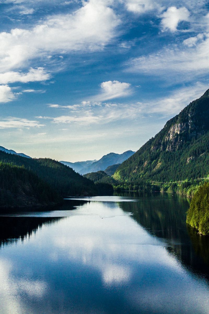 Download Wallpaper 800x1200 Lake, Mountains, Reflection, Summer Iphone 4s 4 For Parallax HD Background