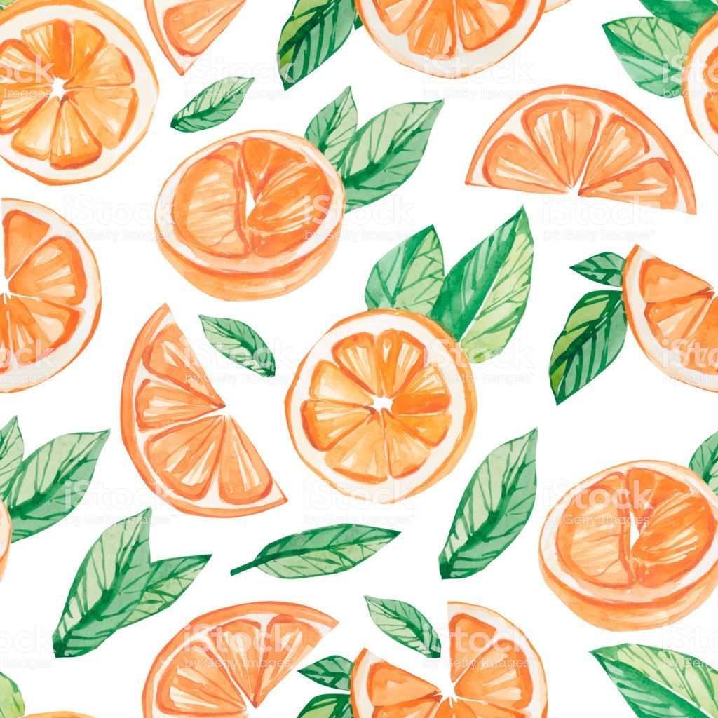 Watercolor Fruit Wallpaper