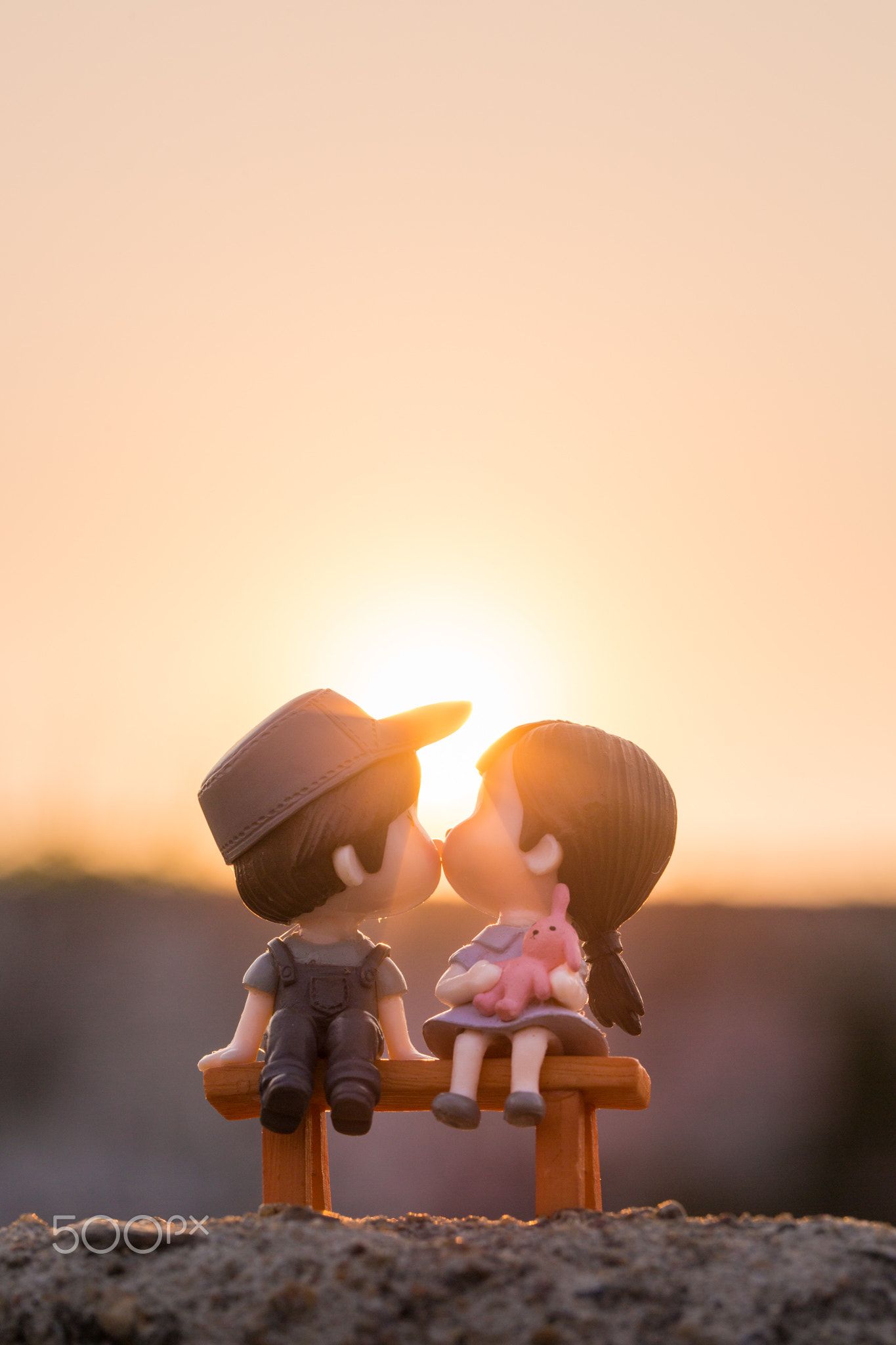 Love eternal kiss is when you close your eyes and feel the sunset. Cute love wallpaper, Cute love cartoons, Love couple wallpaper