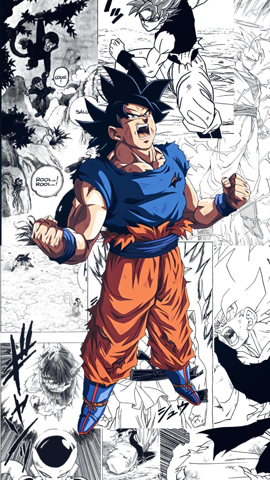 Colored a page from the Dragon Ball Super manga! In the style of