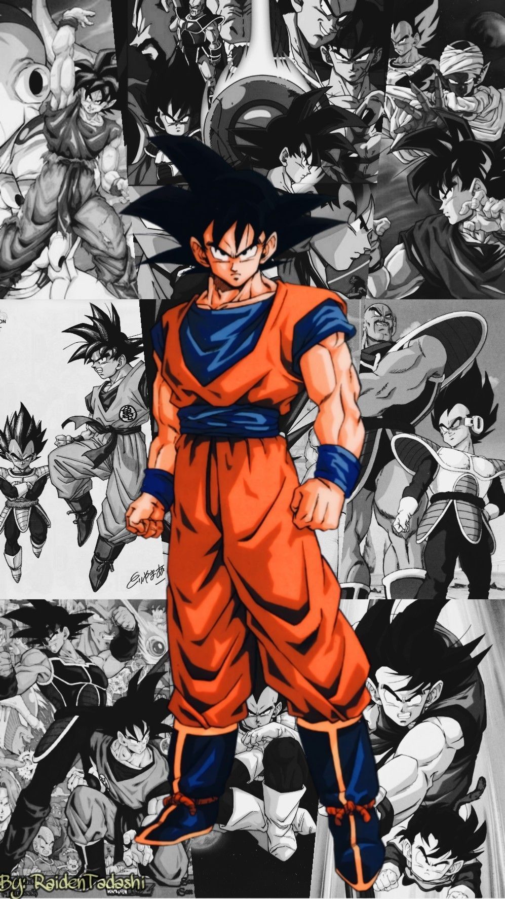 Dragon Ball Z Manga Pop Wallpaper : r/iphonewallpapers