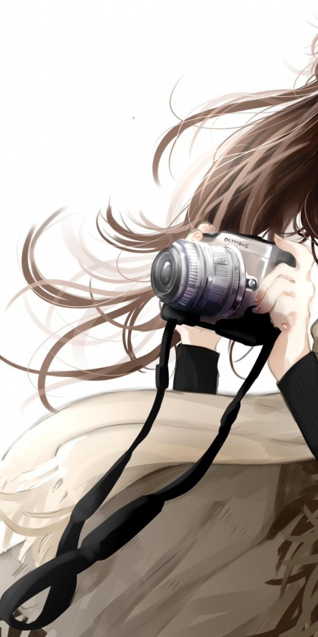 Photographer Anime Girl With Camera