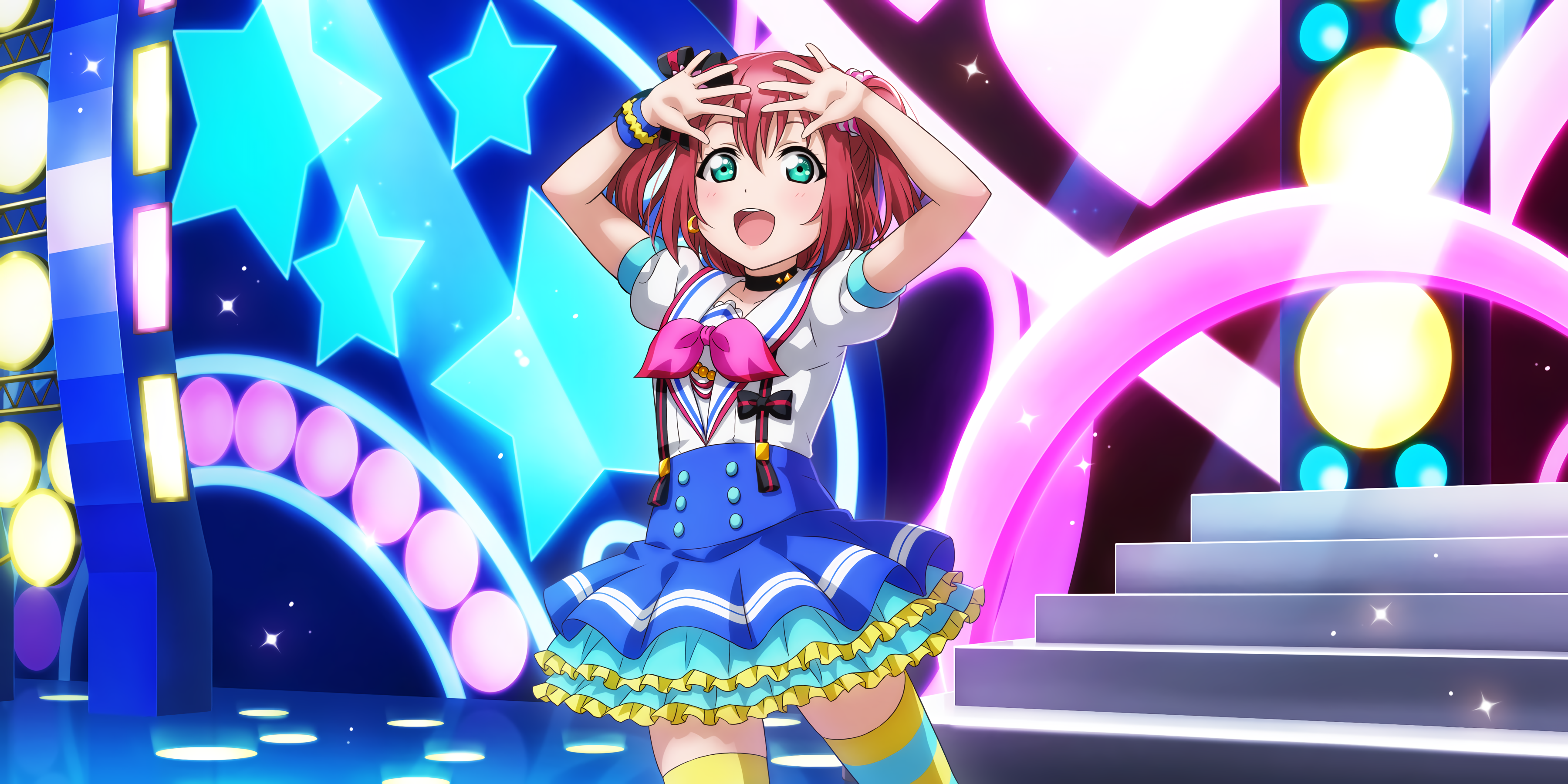 Love Live Love Live Series Love Live Sunshine Kurosawa Ruby Wallpaper:3600x1800