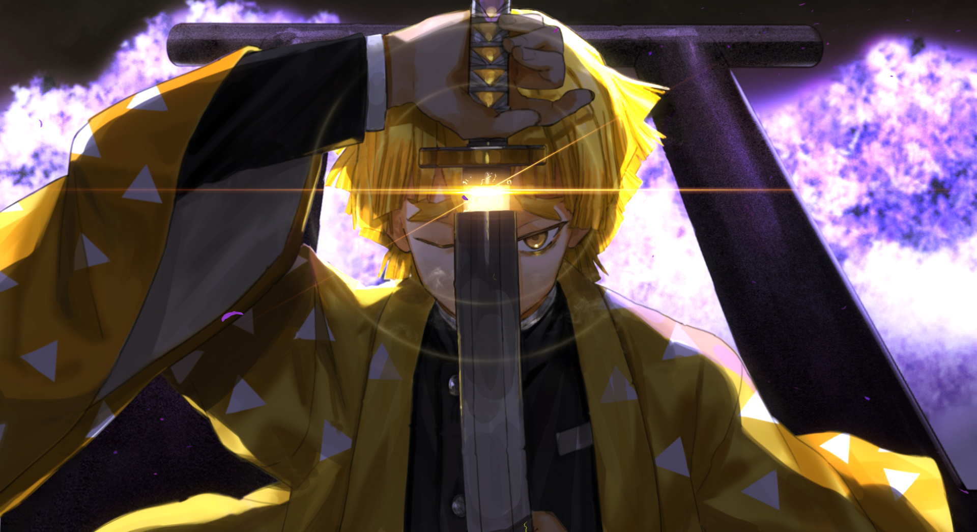 Demon Slayer Kimetsu no Yaiba Agatsuma Zenitsu live wallpaper [DOWNLOAD FREE]