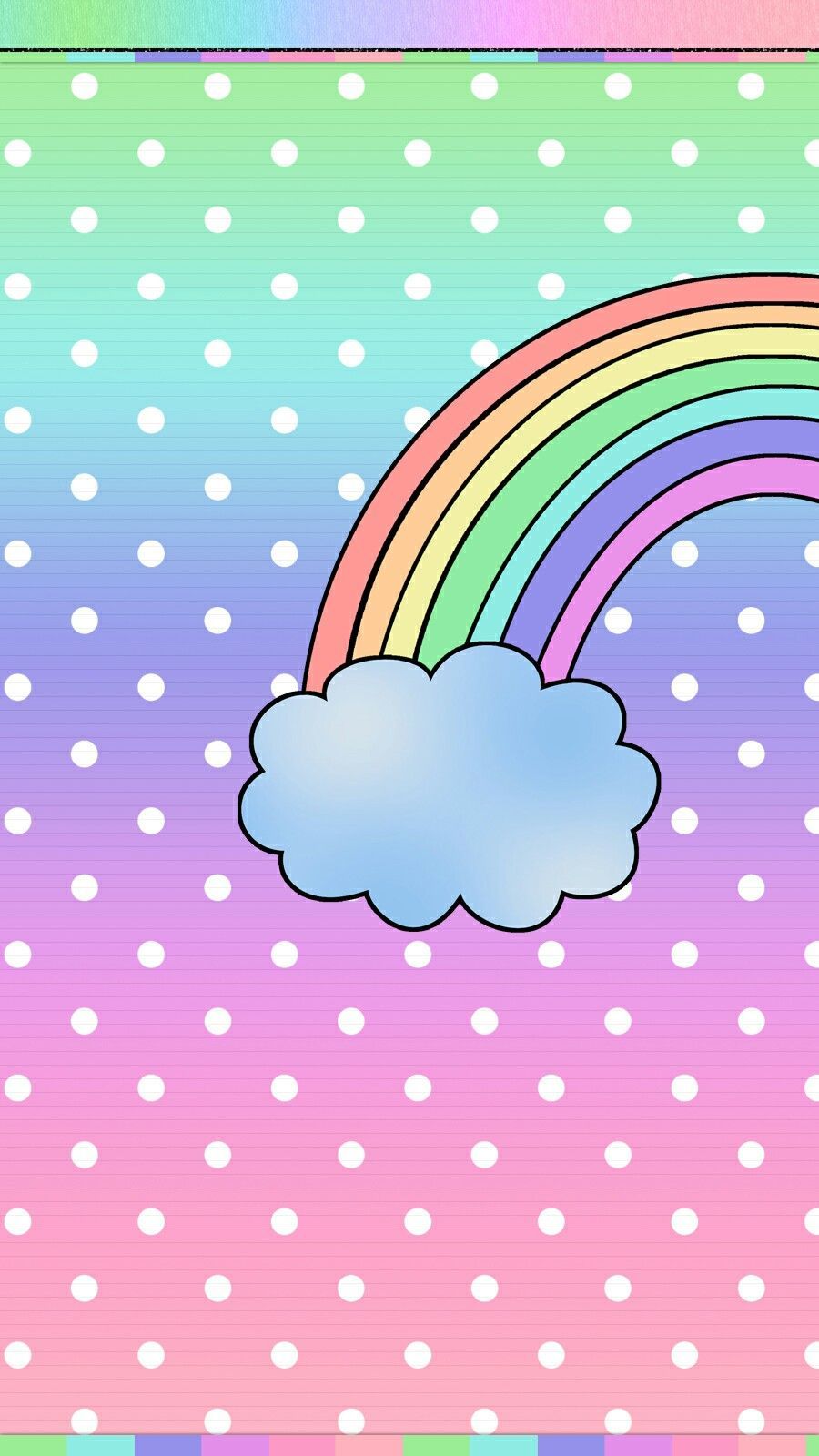 iPhone Rainbow Emoji Wallpaper