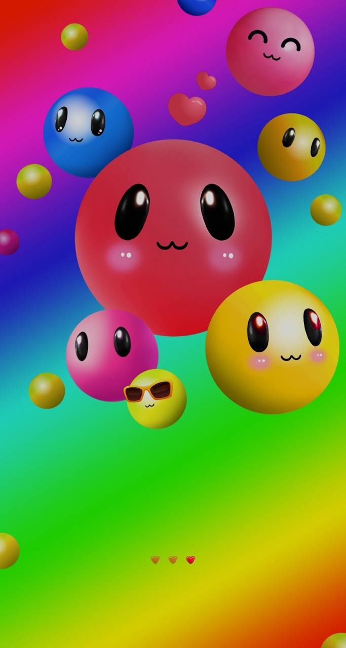 Rainbow Emoji wallpaper