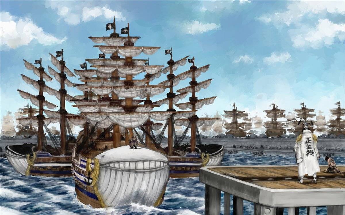 One Piece Whitebeard Pirates Ship