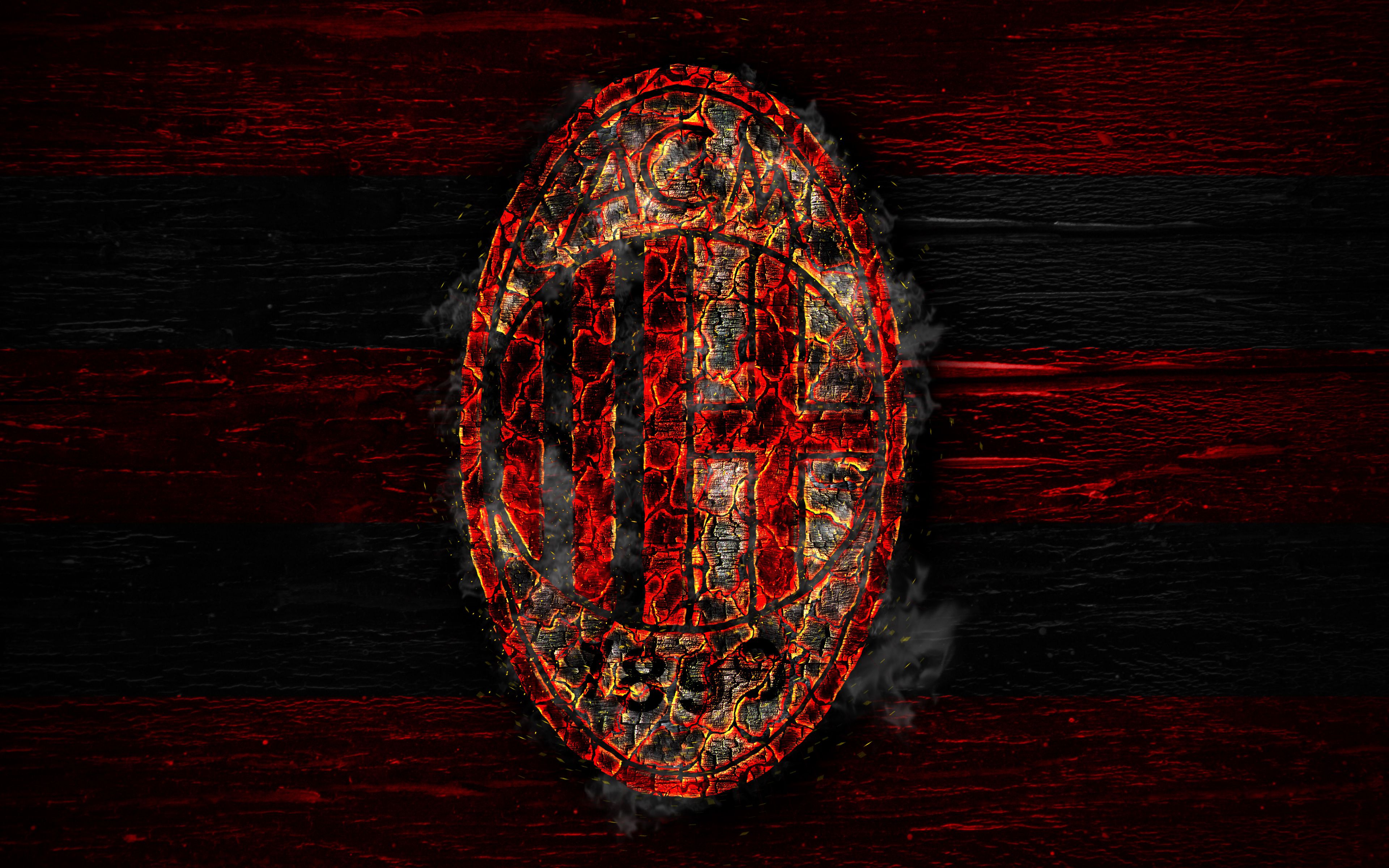 Soccer, A.C. Milan, Logo, Emblem wallpaper