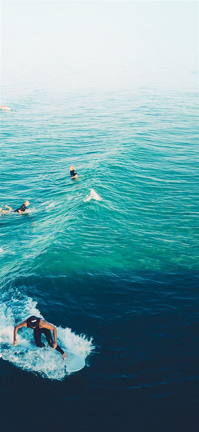 Surfing wave summer iPhone X Wallpaper Free Download