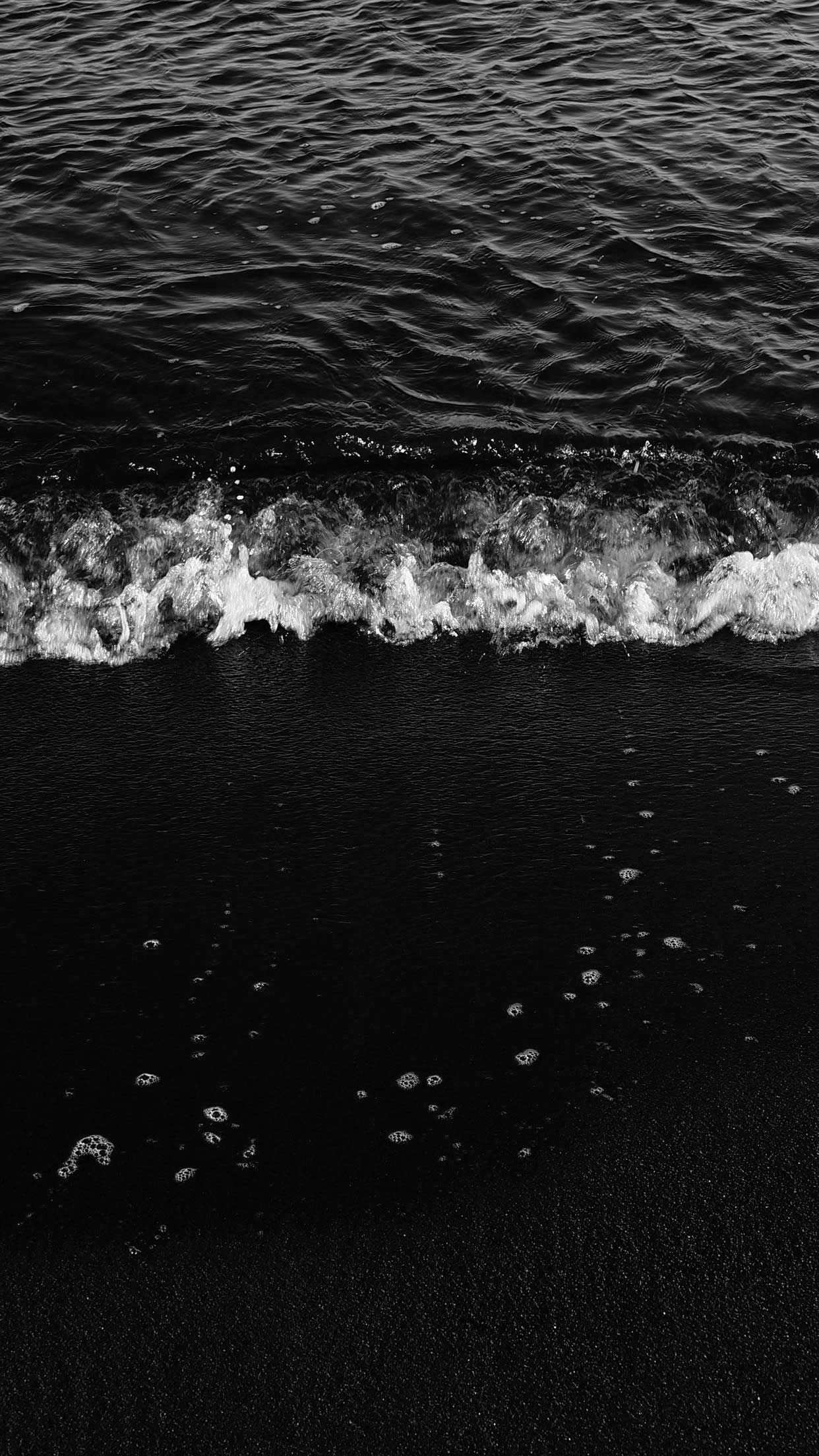 iPhone Wallpaper Waves bw surf HD Home 4K of Wallpaper for Andriod