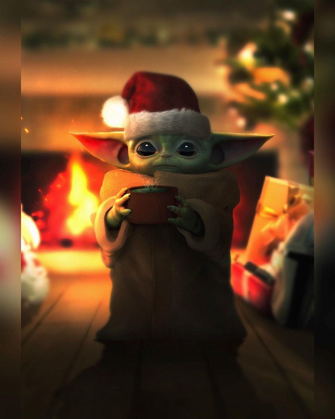 Christmas Baby Yoda To. R BabyYoda. Baby Yoda Grogu. Star Wars Baby, Yoda Wallpaper, Yoda Picture
