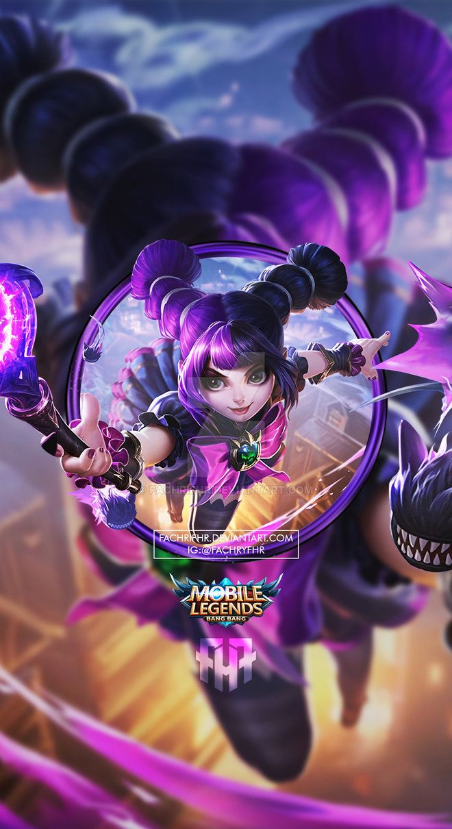 Dark As Night: MLBB Lylia Wallpaper