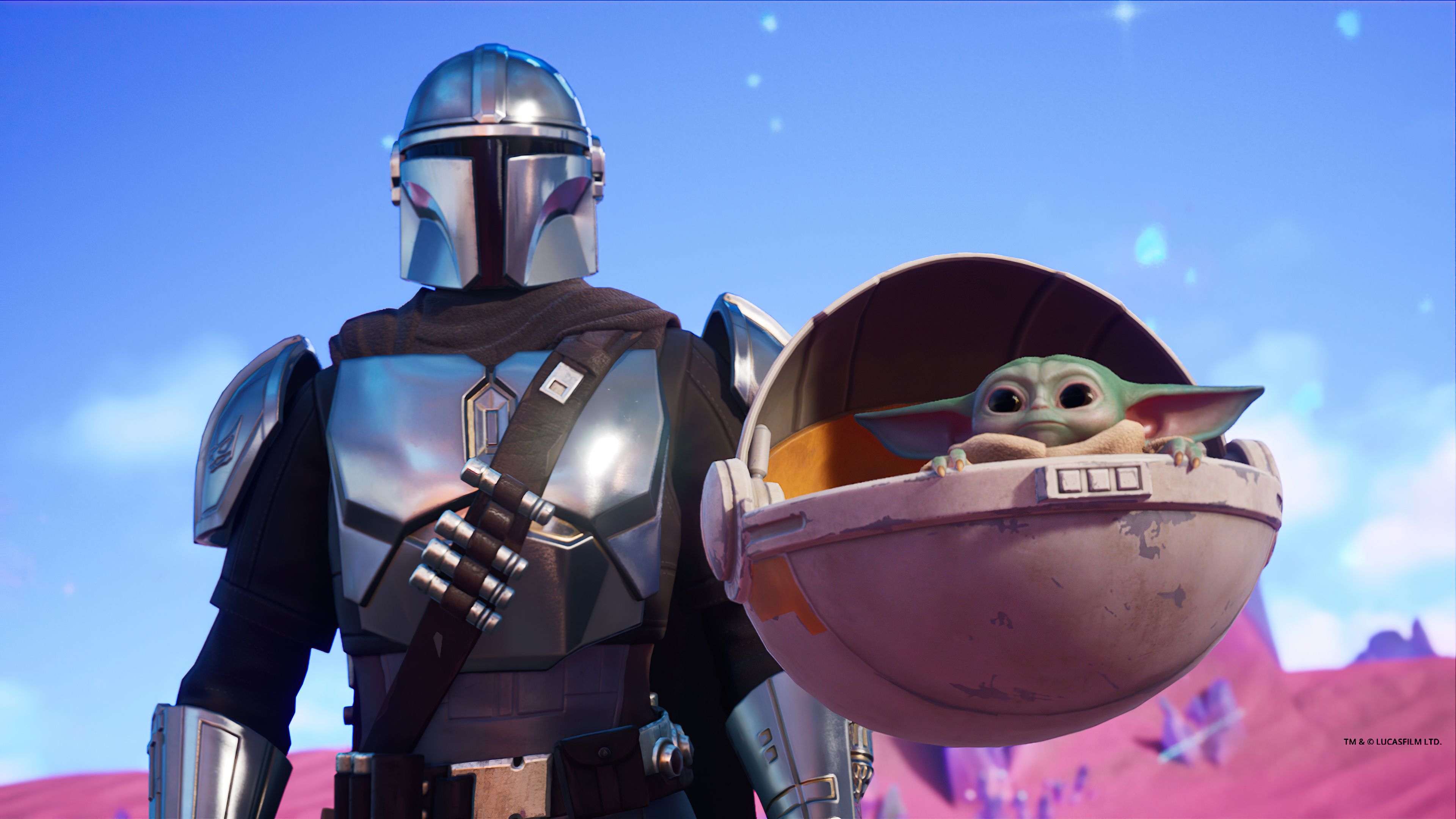 The Mandalorian Baby Yoda Fortnite, HD Games, 4k Wallpaper, Image, Background, Photo and Picture
