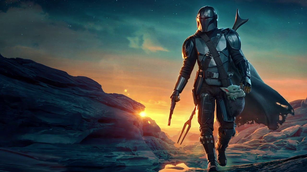 The Mandalorian & Baby Yoda [Full Version] Wars [4K] (Wallpaper Engine)