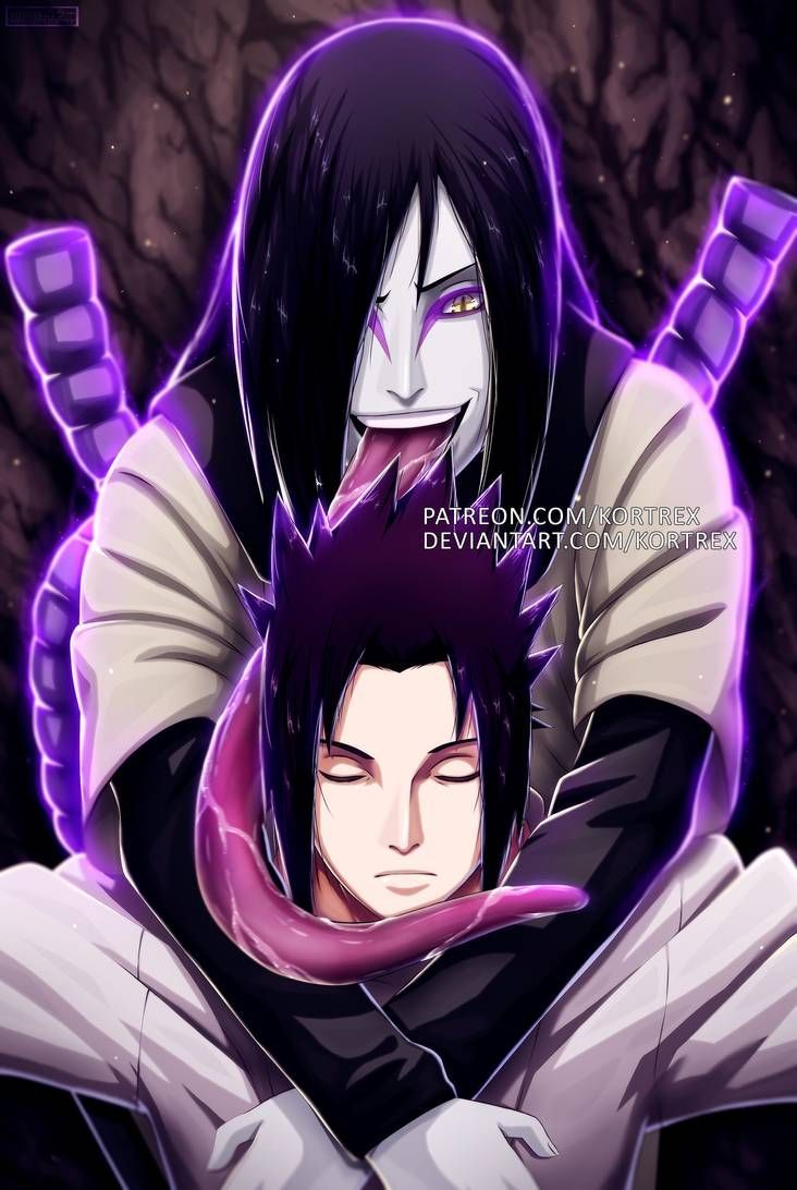 COMMISSION Naruto and Orochimaru by Kortrex. Naruto shippuden anime, Naruto, Anime naruto