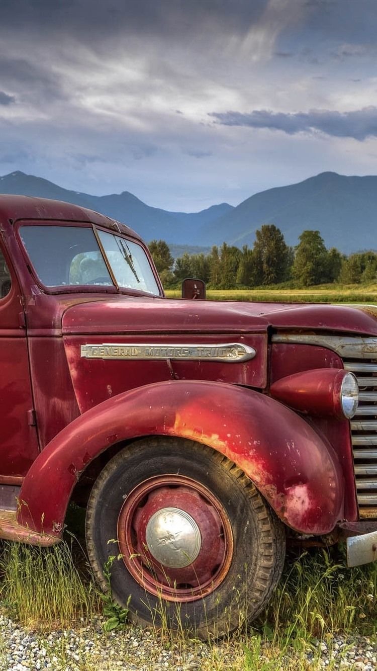 Old Truck, Fields 750x1334 IPhone 8 7 6 6S Wallpaper, Background, Picture, Image