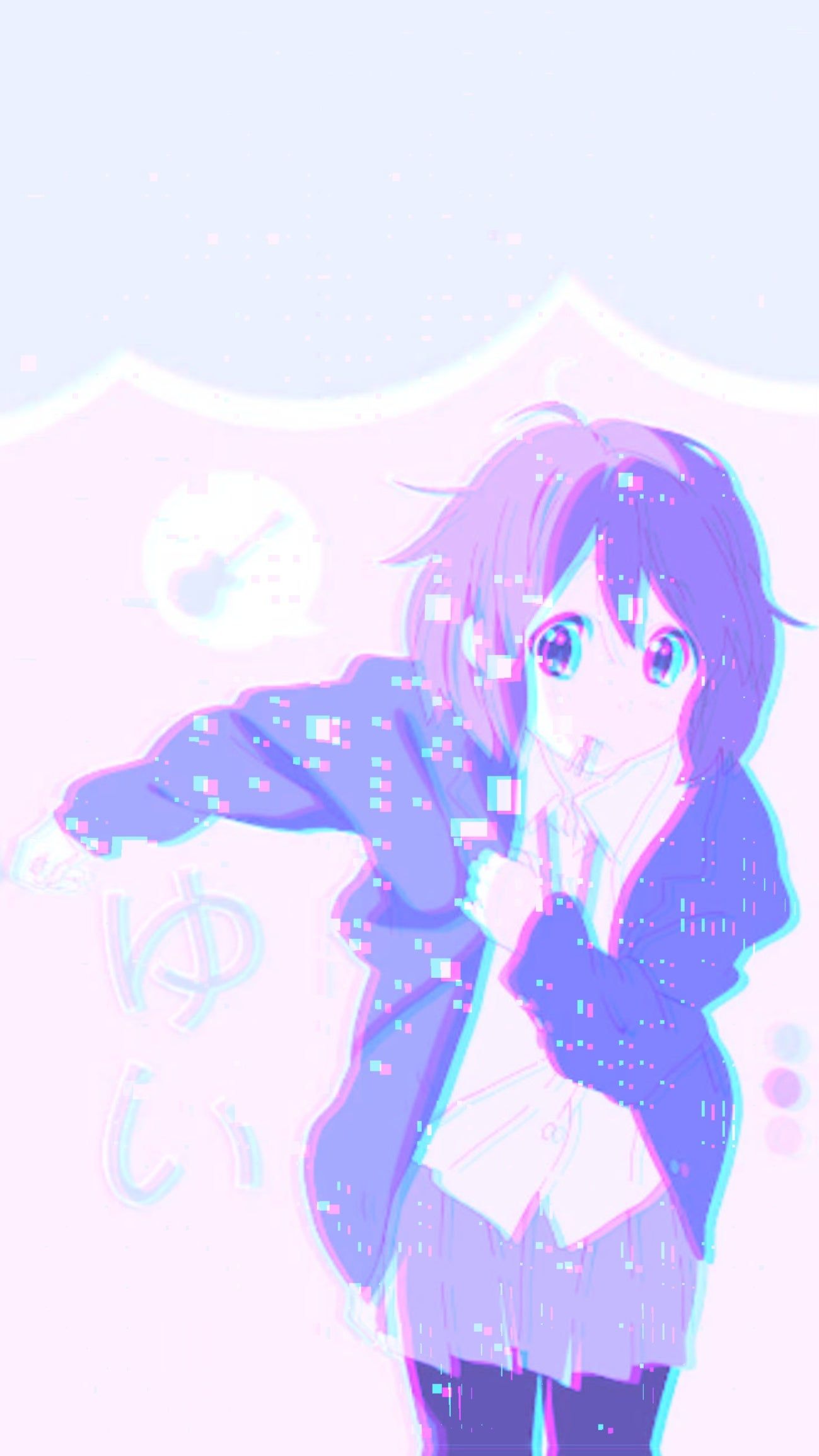 Yui Hirasawa Pastel wallpaper I edited, k_on