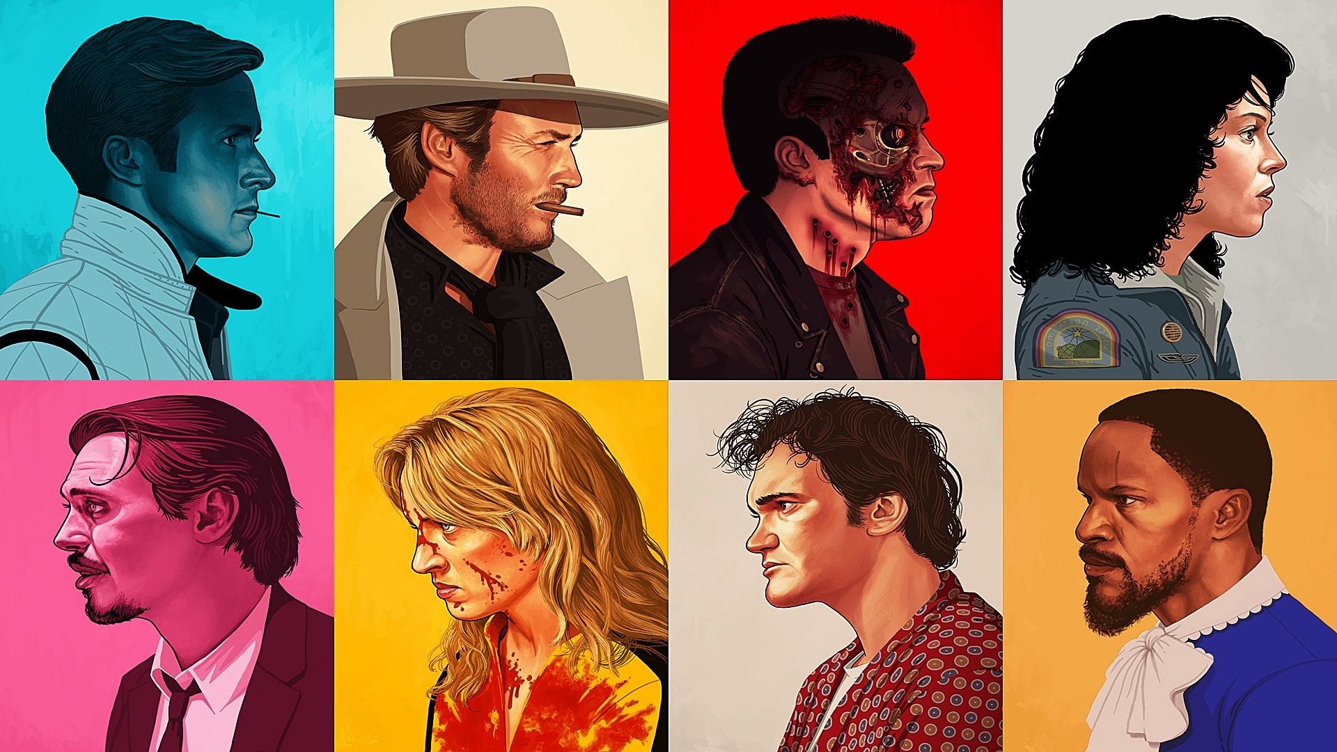 Art Quentin Tarantino Wallpaper - Галерија слика