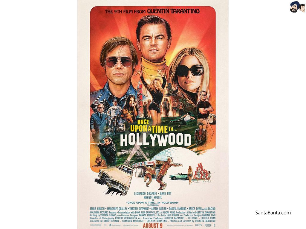 Once Upon A Time In Hollywood 9th film from Quentin Tarantino