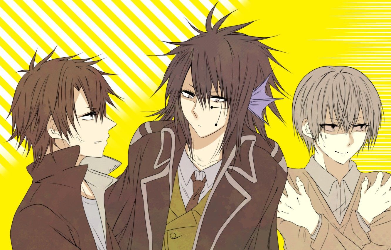 Wallpaper anime, art, guys, Beelzebub, Falsepos, Furuichi Takayuki, Hecadoth, Oga Tatsumi image for desktop, section сёнэн