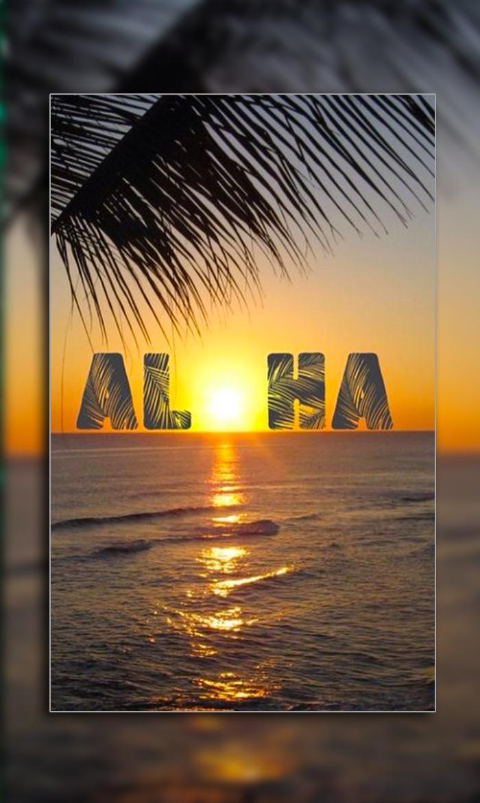 Aloha Wallpaper; Tropical, Palm Trees, Beach for Android