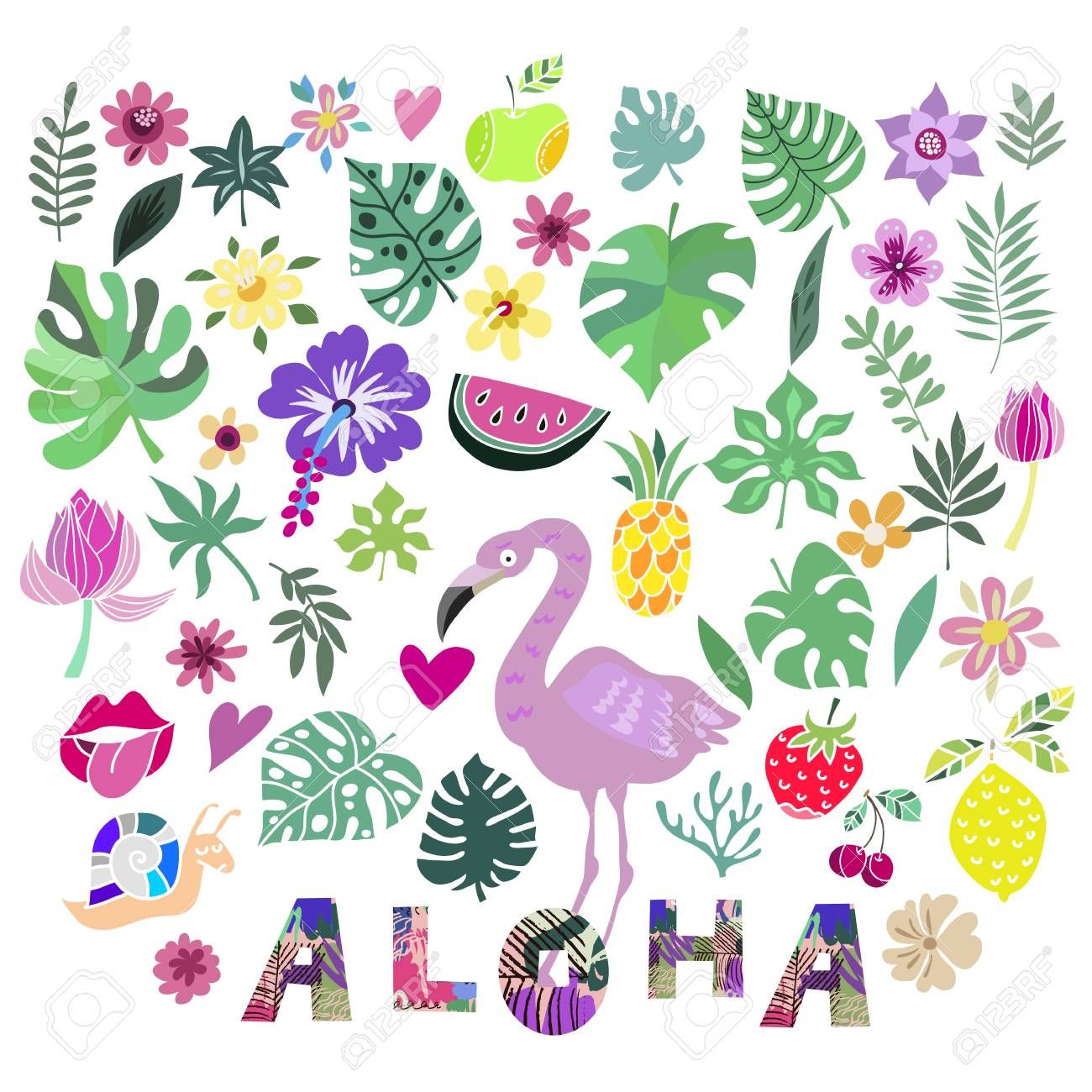 Free download Tropical Flowers Background Aloha Lettering Summer Design [1300x1300] for your Desktop, Mobile & Tablet. Explore Aloha Background. Aloha Wallpaper, Aloha Background