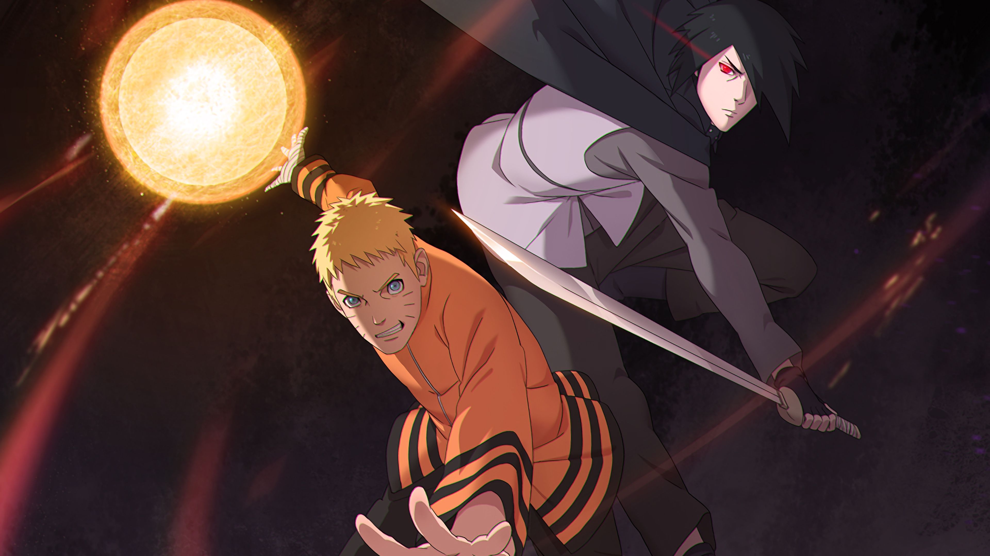 Naruto Sasuke Wallpaper 4k