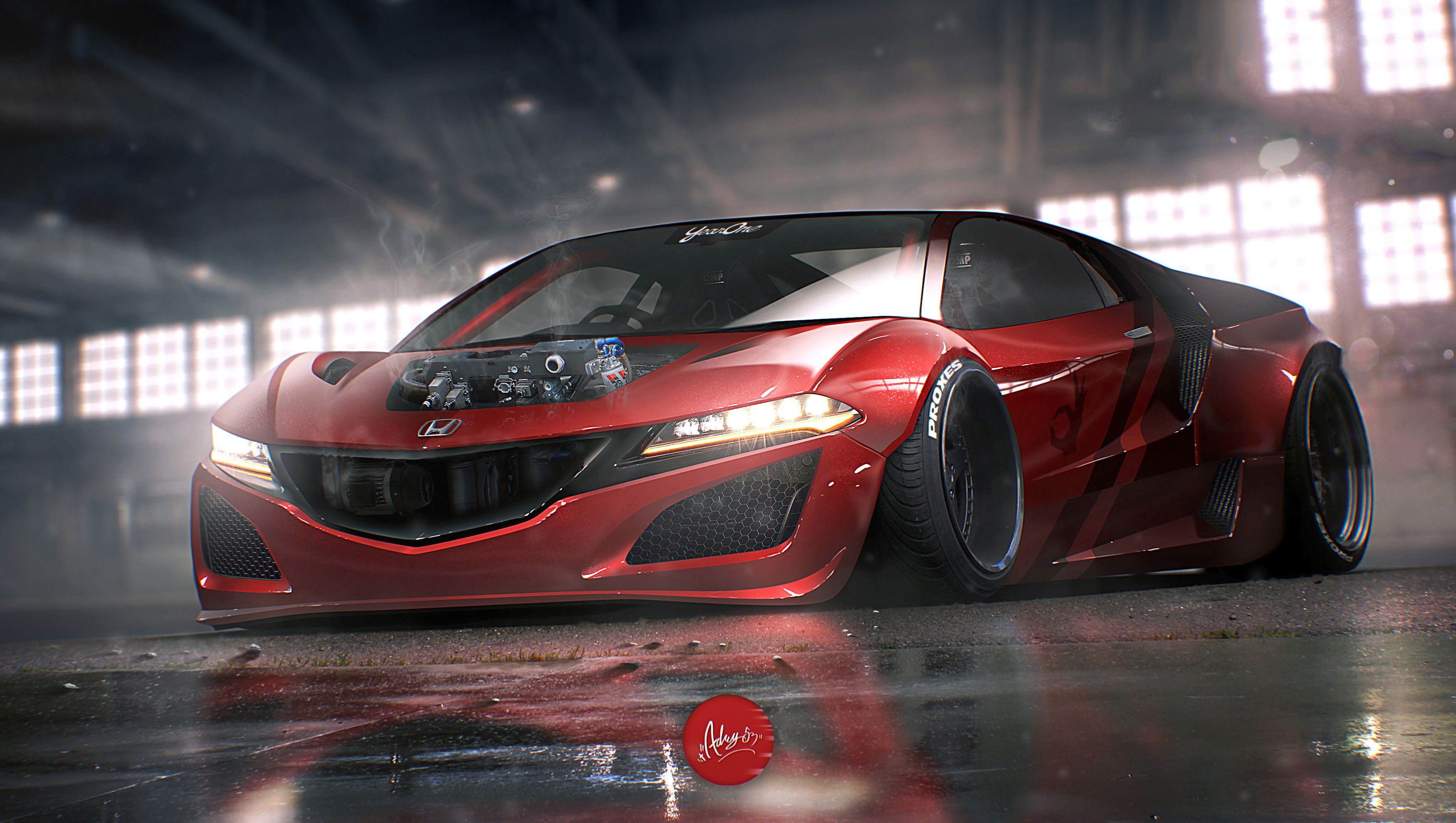 Honda NSX Hybrid Electric, HD Cars, 4k Wallpaper, Image, Background, Photo and Picture