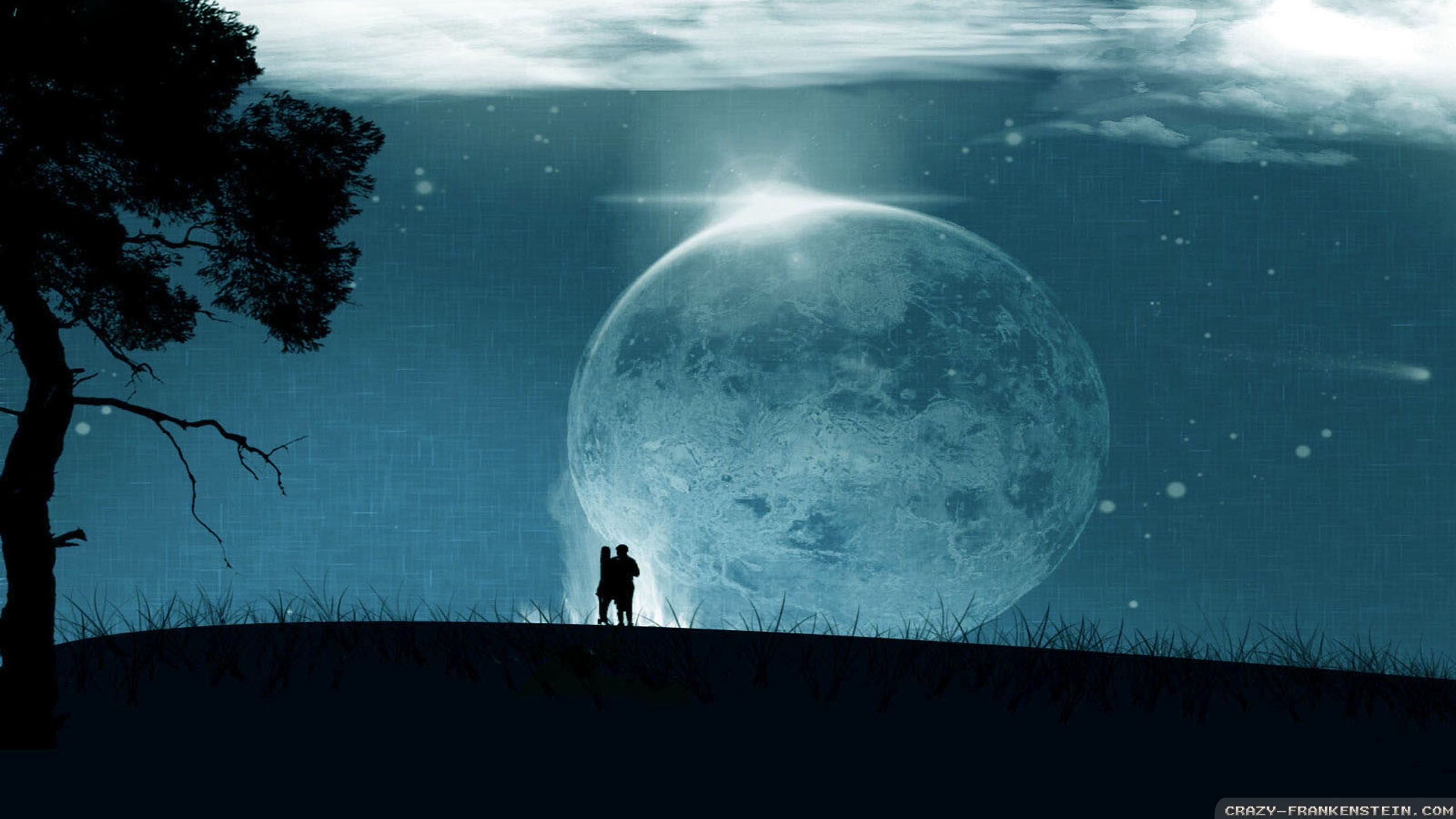 Romantic Moon wallpaper