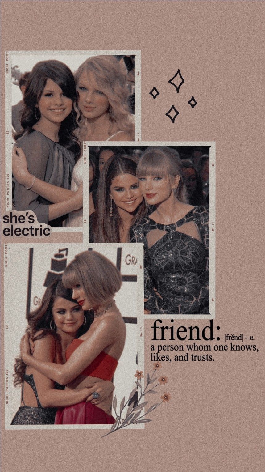 Taylor Swift and Selena Gomez Wallpaper. Taylor swift album, Selena gomez wallpaper, Selena gomez