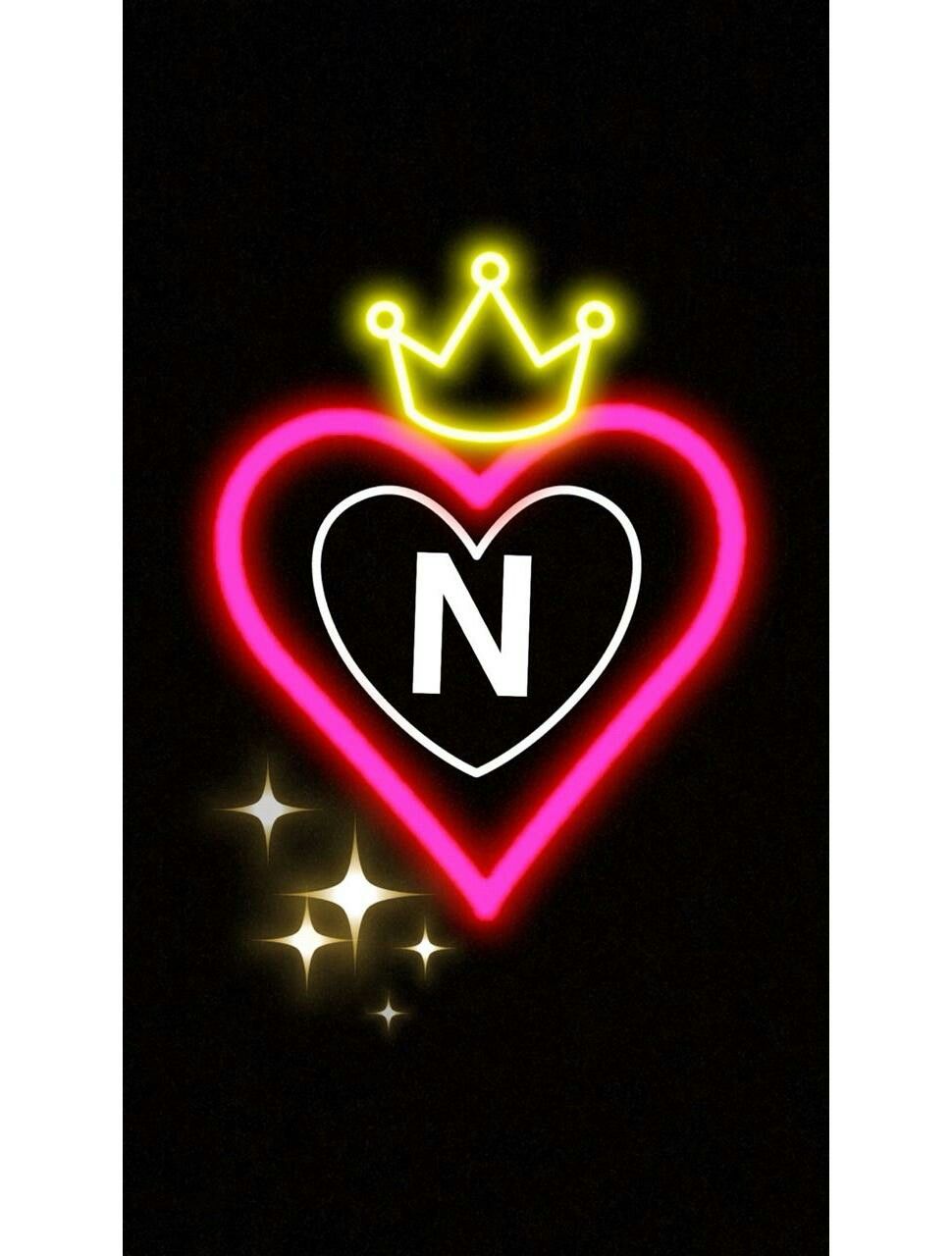 n logo wallpaper love