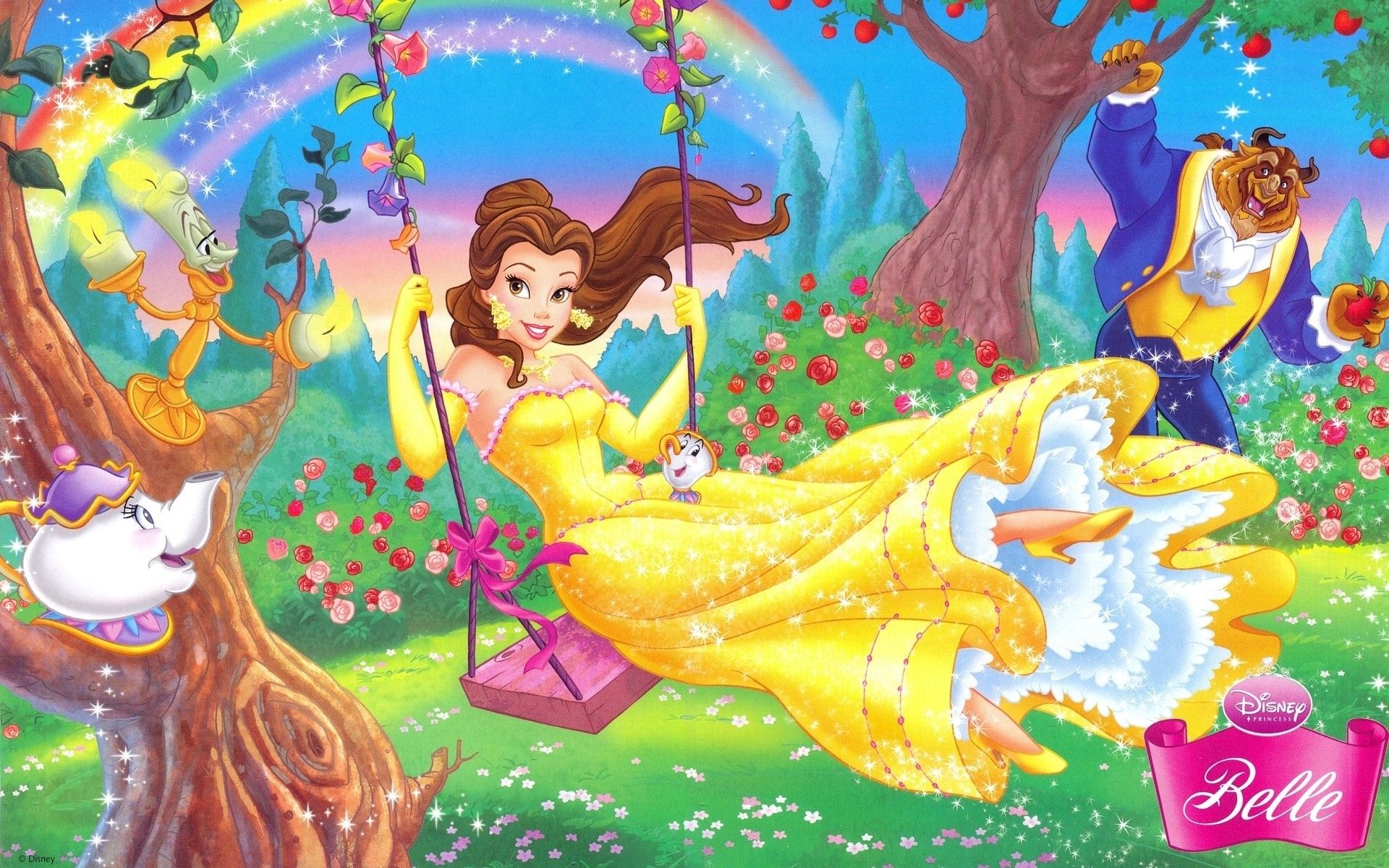 Full HD Disney Princess Belle Wallpaper HD