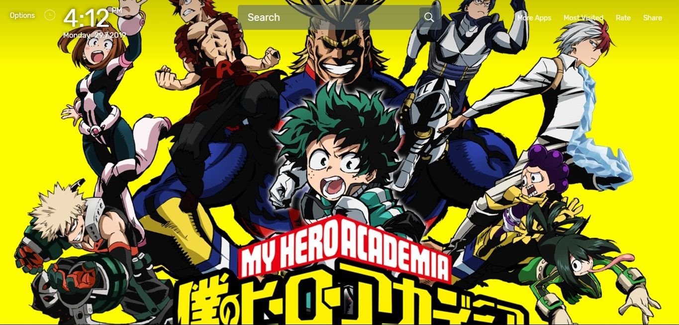 My Hero Academia Wallpaper HD New Tab Theme