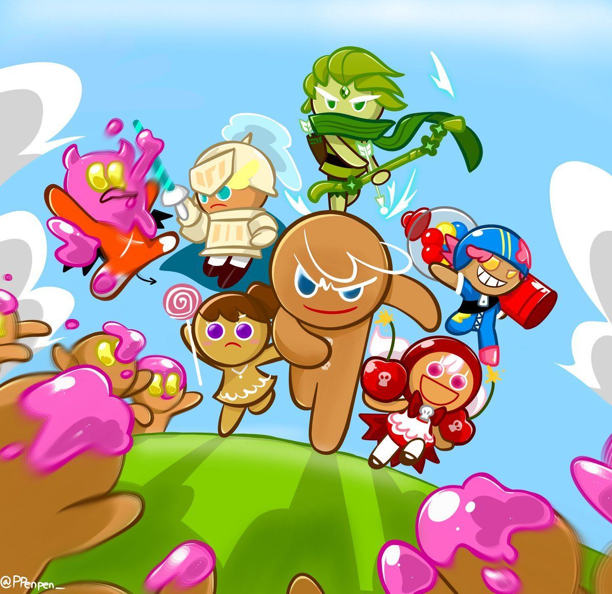 Cookie Wars. Cookie run, Fan art, Cool artwork