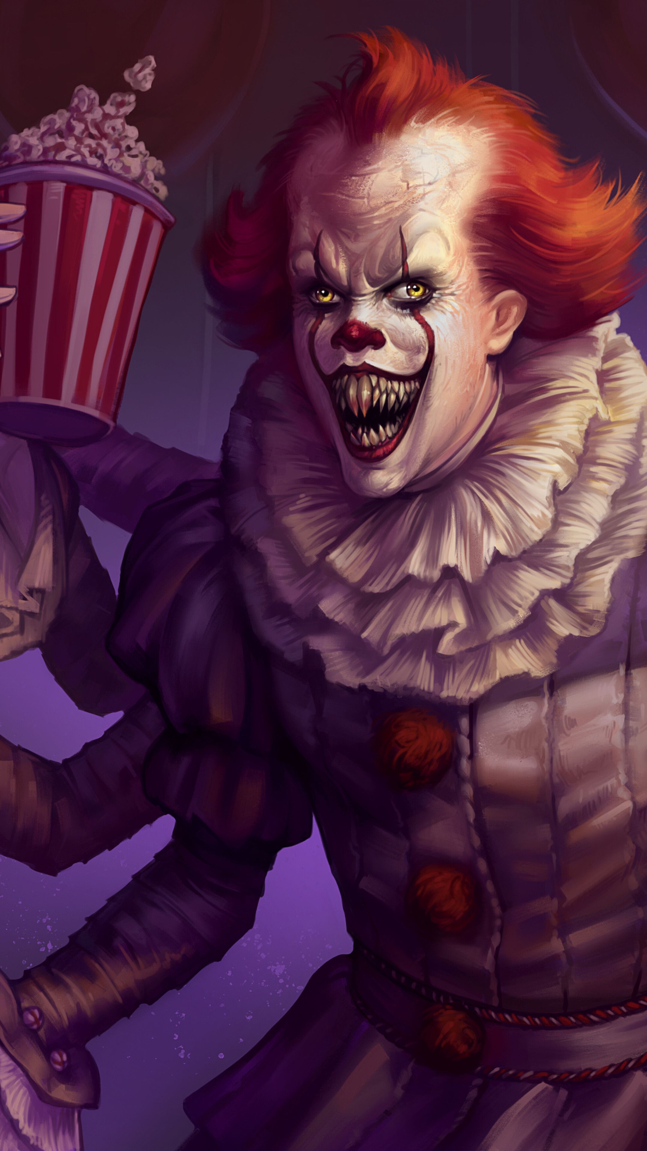 IT Pennywise, Scary, Clown, 4K phone HD Wallpaper, Image, Background, Photo and Picture. Mocah HD Wallpaper