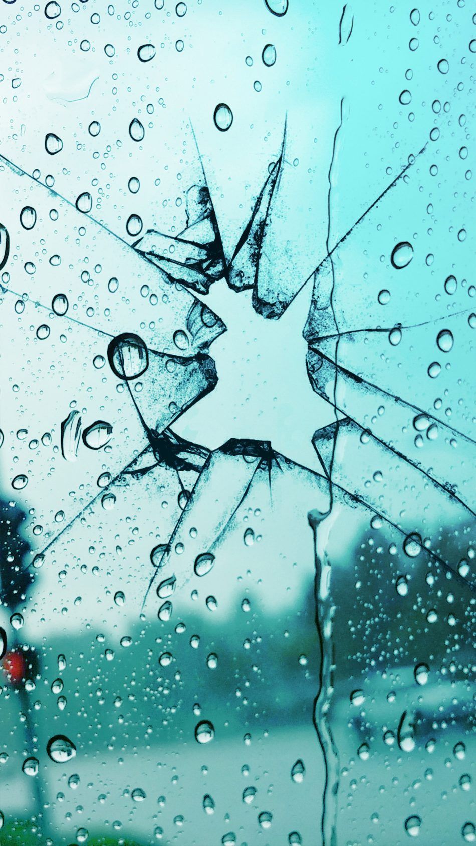 Rain Abstract Phone Wallpaper