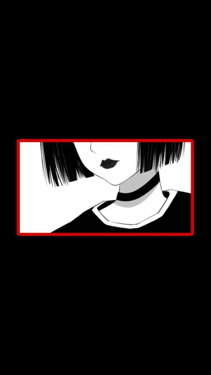 Anime Black And White Wallpaper Aesthetic. Dark anime, Aesthetic wallpaper, Black aesthetic wallpaper