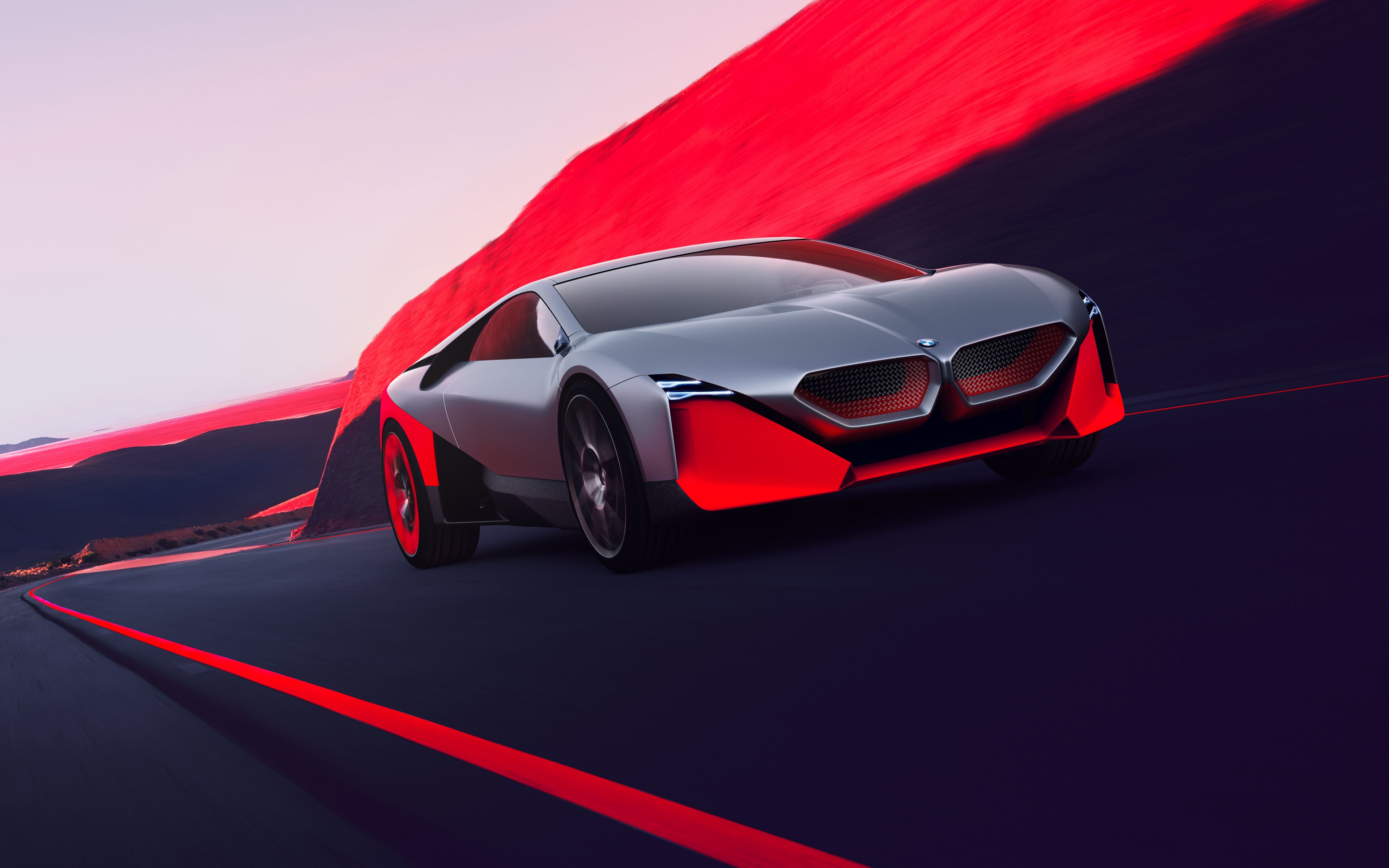 Download BMW Vision M Next, concept car, hybrid sports car wallpaper, 3840x 4K Ultra HD 16: Widescreen