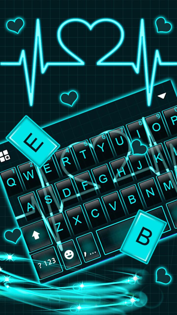 Neon Heart Love Keyboard Theme APK 4.0.B Download for Android