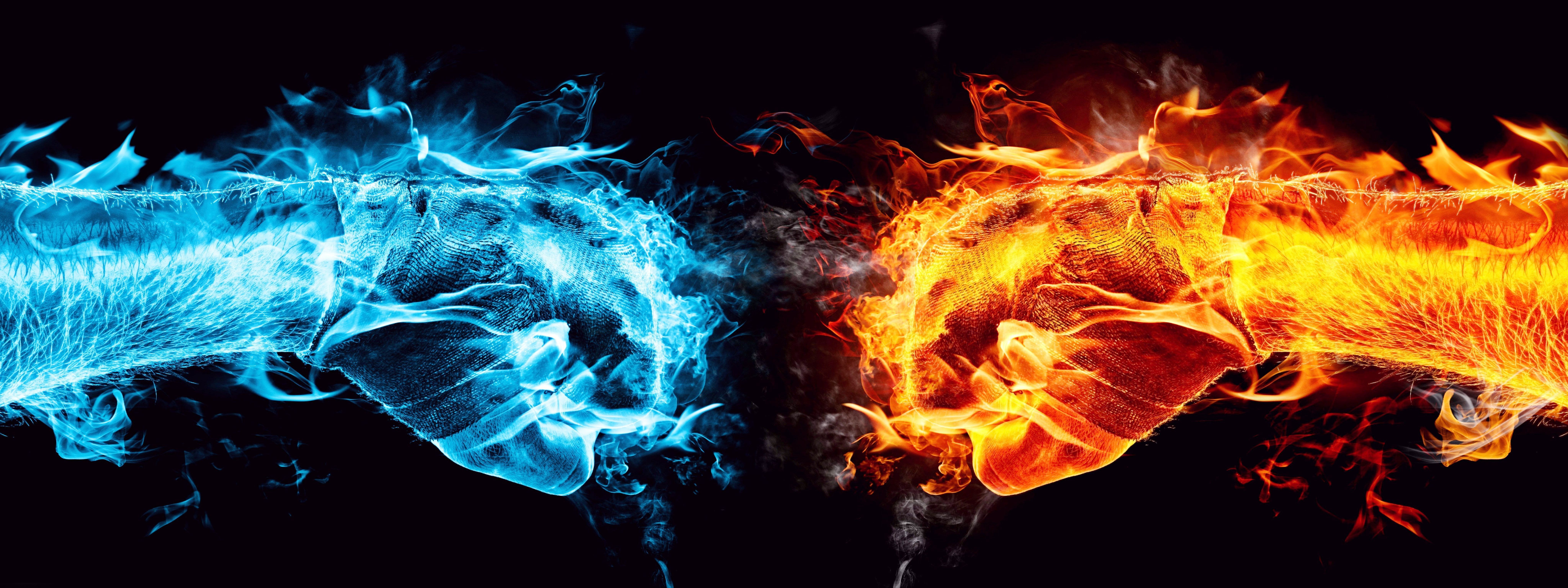 battle dual screen #elemental #elements #fire #fists #water K #wallpaper #hdwallpaper #desktop. Fire cover, Cover photo, Free facebook cover photo