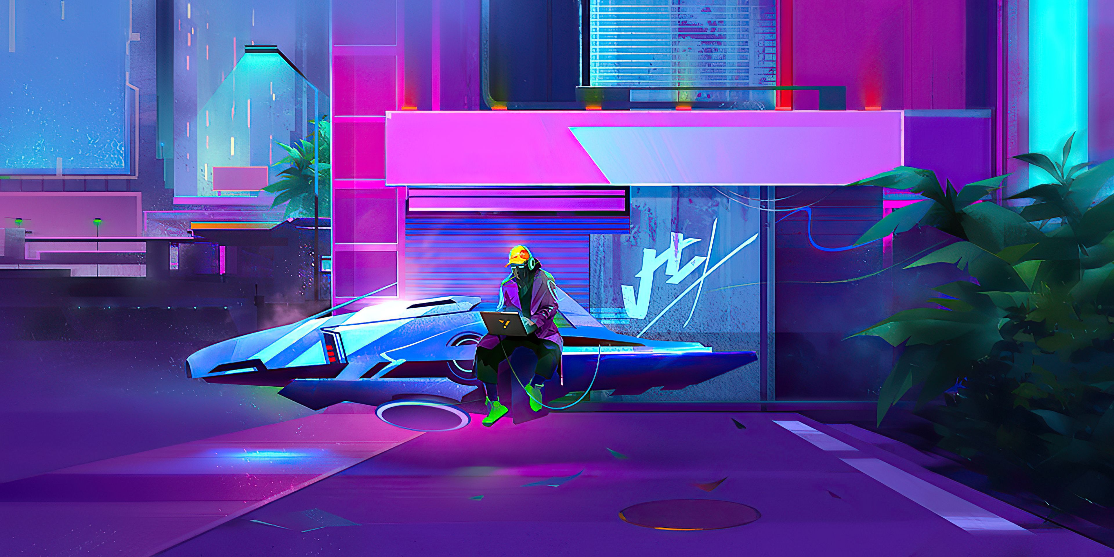 Cyberpunk Hacker Time, HD Artist, 4k Wallpaper, Image, Background, Photo and Picture