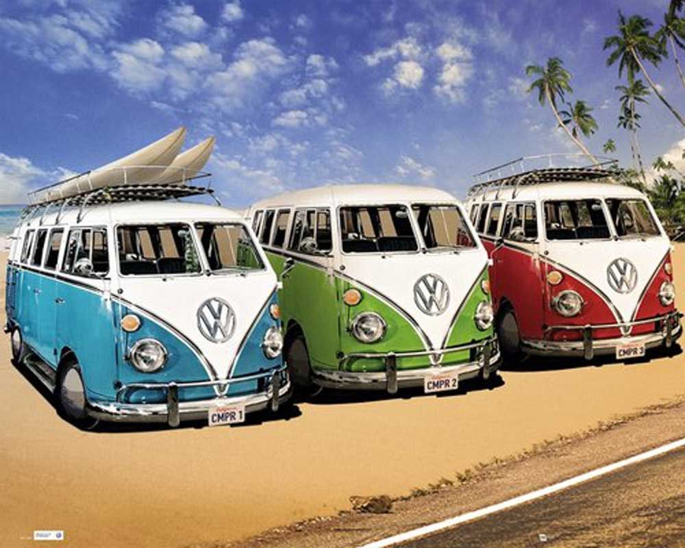 Summer Beach Van Wallpapers - Wallpaper Cave