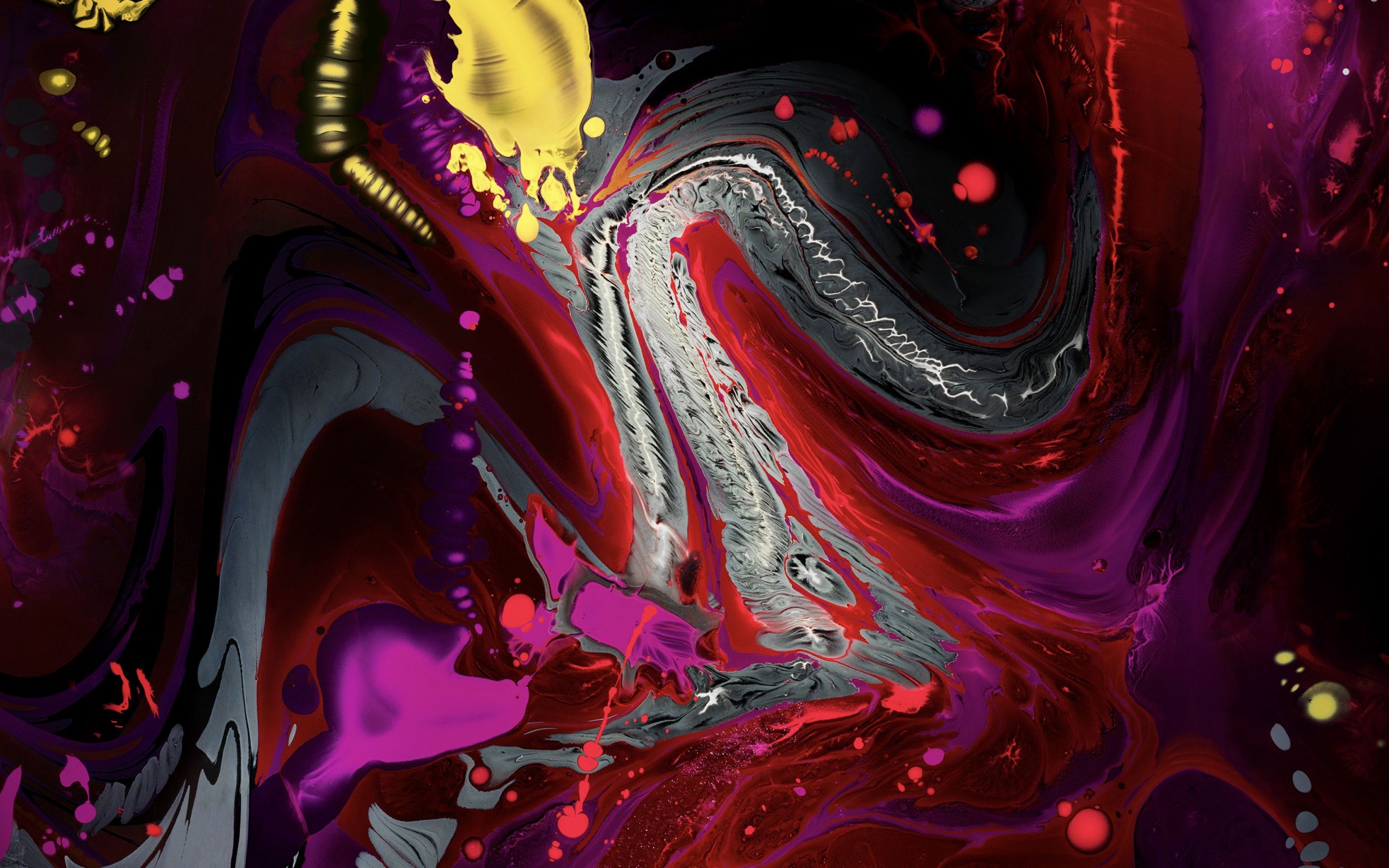 Download wallpaper: Liquid colors from iPad 2018 2880x1800