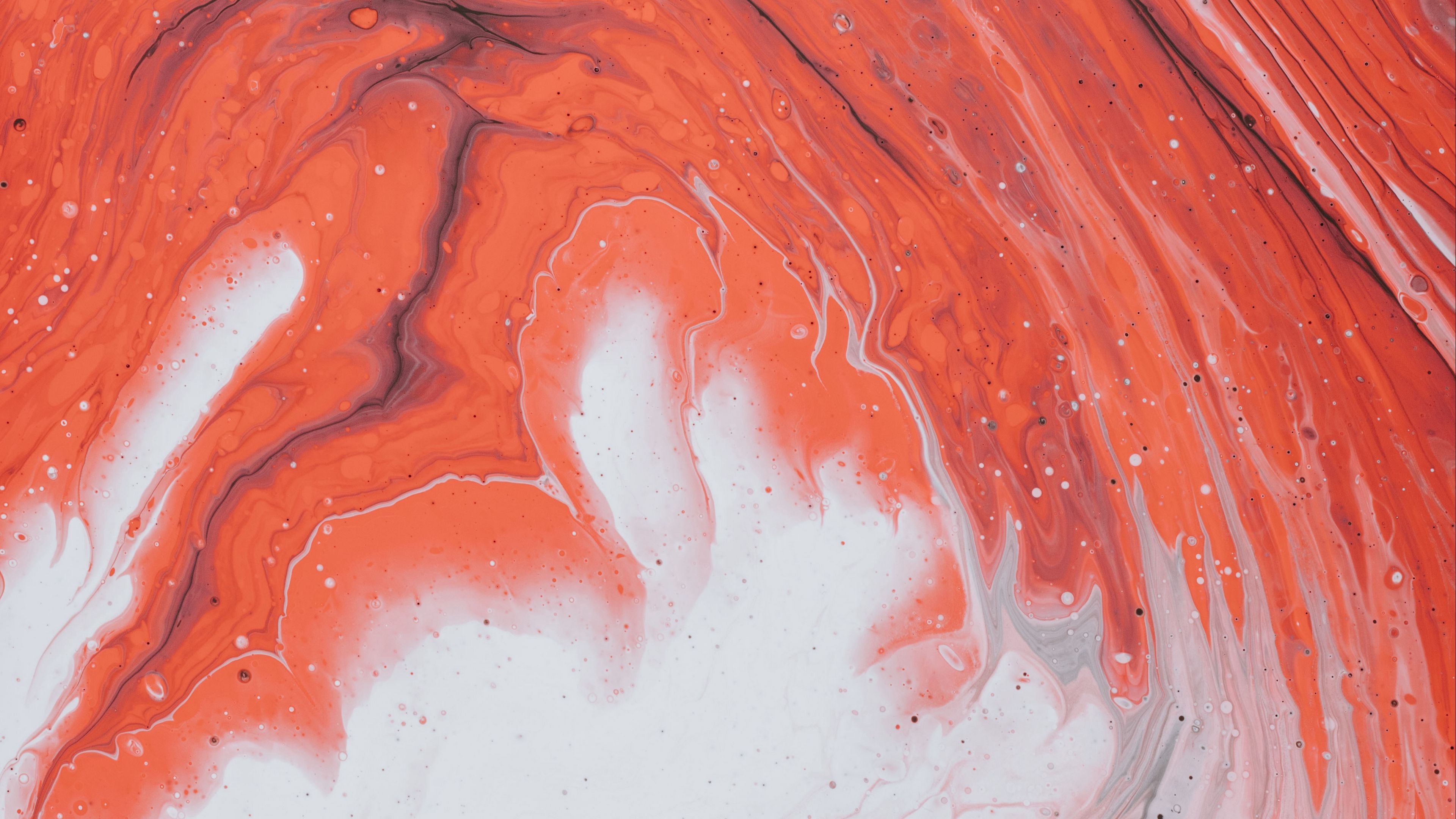 Download wallpaper 3840x2160 stains, paint, liquid, mixing, colorful 4k uhd 16:9 HD background