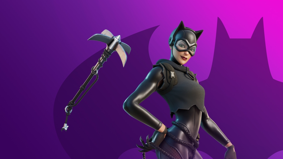 Catwoman Zero Fortnite wallpaper