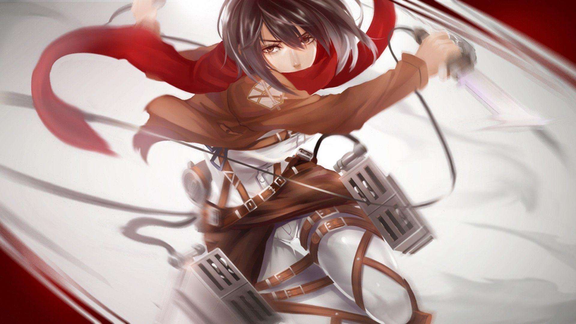 Anime Wallpaper Attack On Titan Mikasa