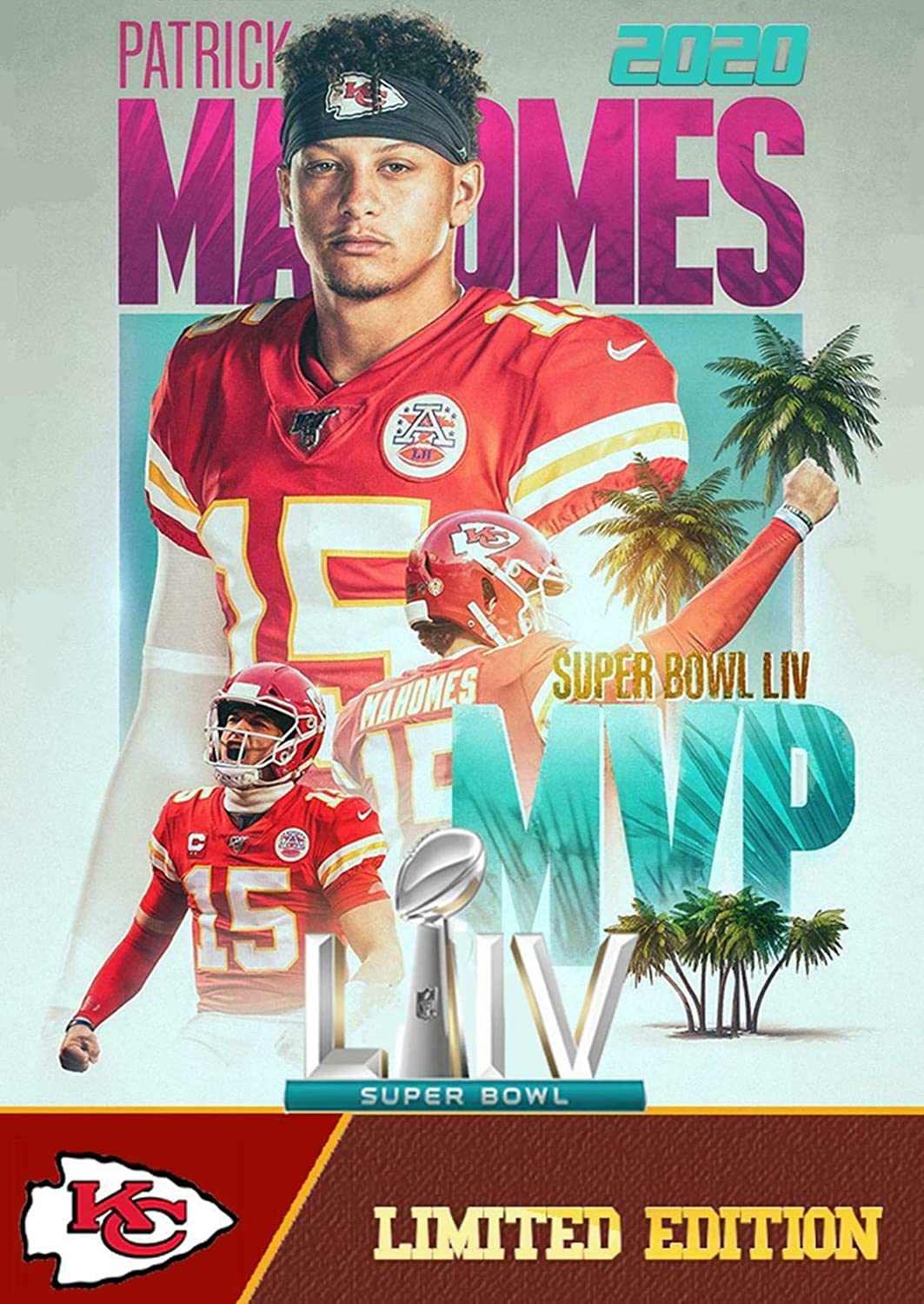 PATRICK MAHOMES II NEW!! 2020 ROOKIE GEMS SUPERBOWL MVP LIV IN A PLASTIC TOP LOADER.: Collectibles & Fine Art