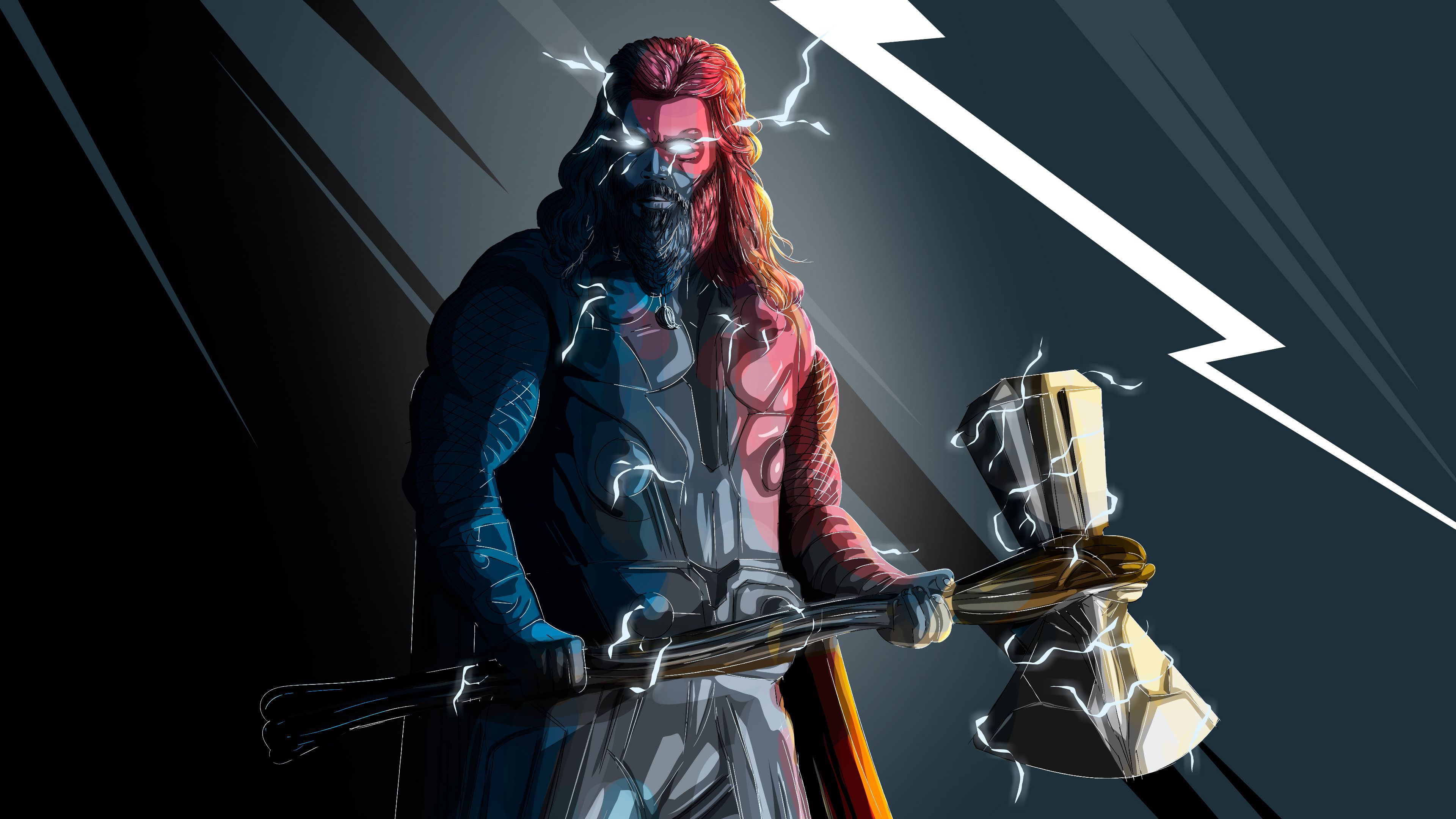 Avengers: Endgame, Thor, 4K wallpaper. Mocah HD Wallpaper