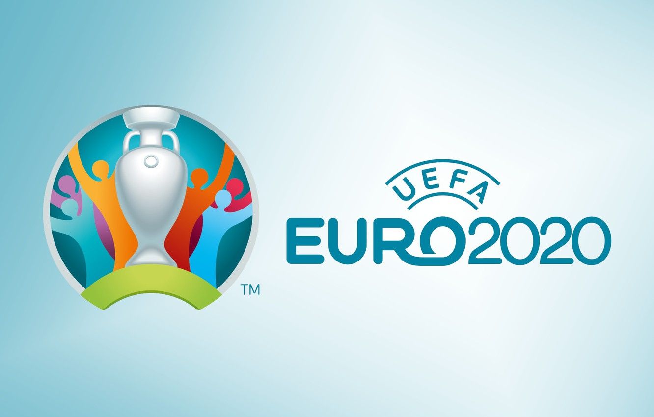 Wallpaper sport, logo, cup, soccer, Uefa, simple background, official logo, Euro - for desktop, section спорт