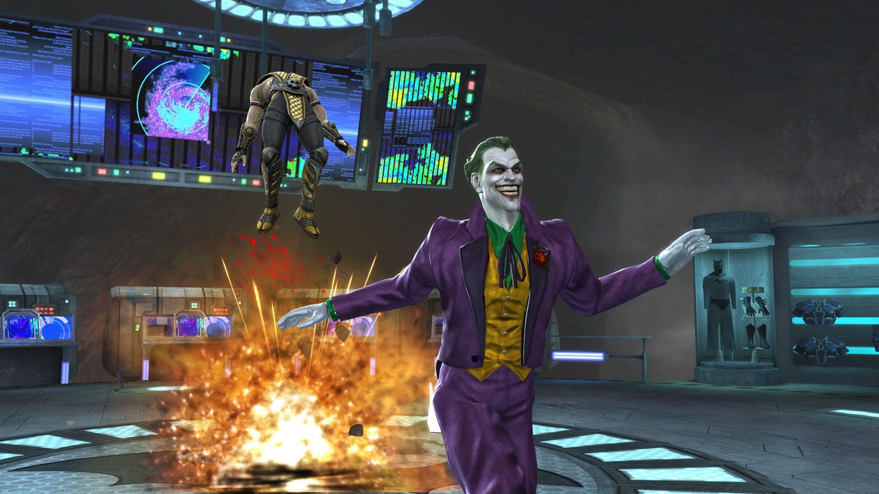 joker vs scopion Kombat vs. DC Universe Wallpaper